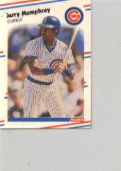 1988 Fleer Mini Baseball Cards 069      Jerry Mumphrey